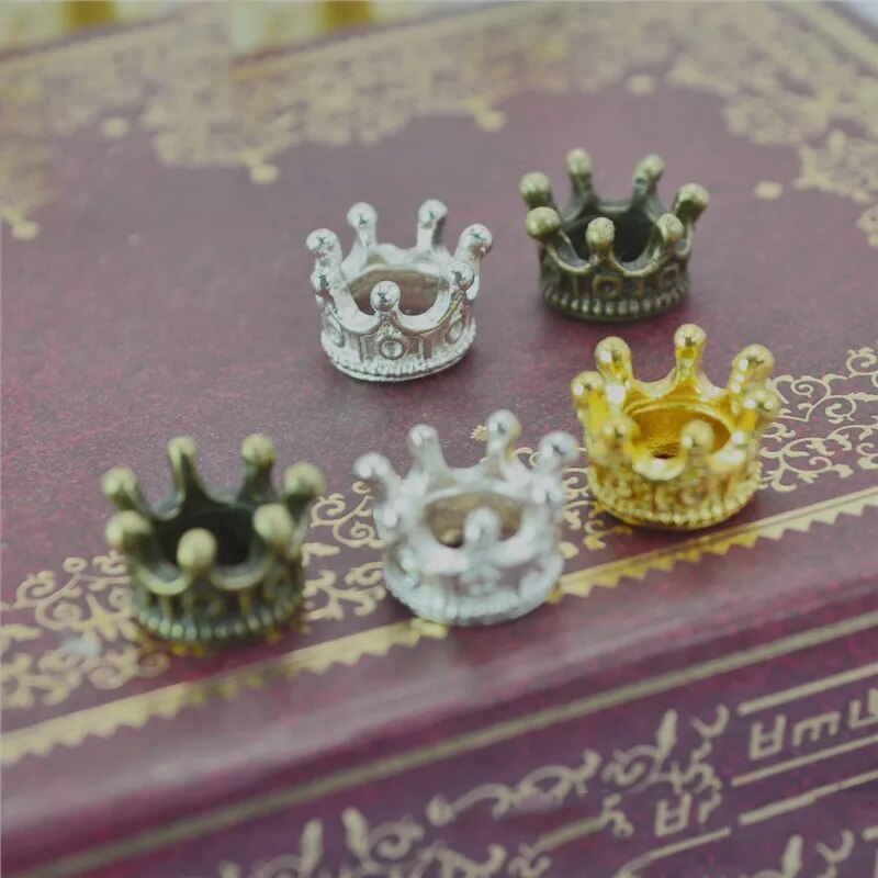 Crown Charm Beads Connectors
