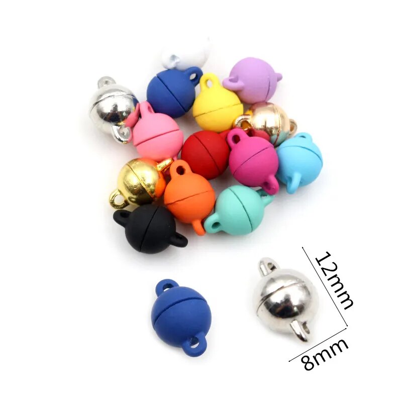 Love Heart Round Shaped Magnetic Clasps
