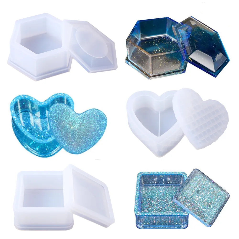 Epoxy Resin Crafts Jewelry Box Kit